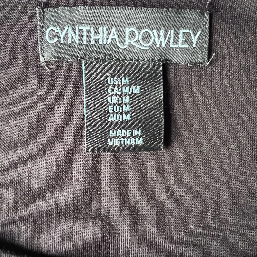 Cynthia Rowley Classic Black Mini Dress Size M